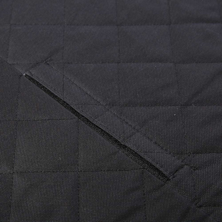 Dog Travel Seat Cover – Rear Car Mat with Safety Mesh, Zipper & Hammock Design
