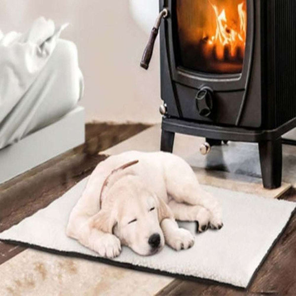 Super Soft Self-Heating Pet Mat – Warm Blanket for Cats & Small Dogs
