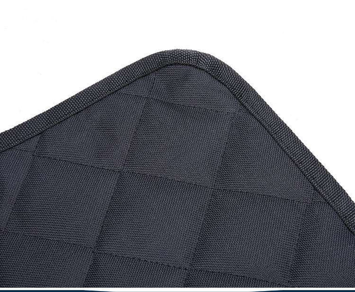 Dog Travel Seat Cover – Rear Car Mat with Safety Mesh, Zipper & Hammock Design